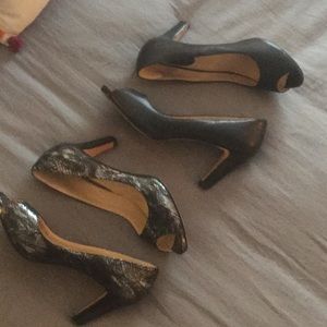 Cole Haan Peep Toe bundle. Size 10